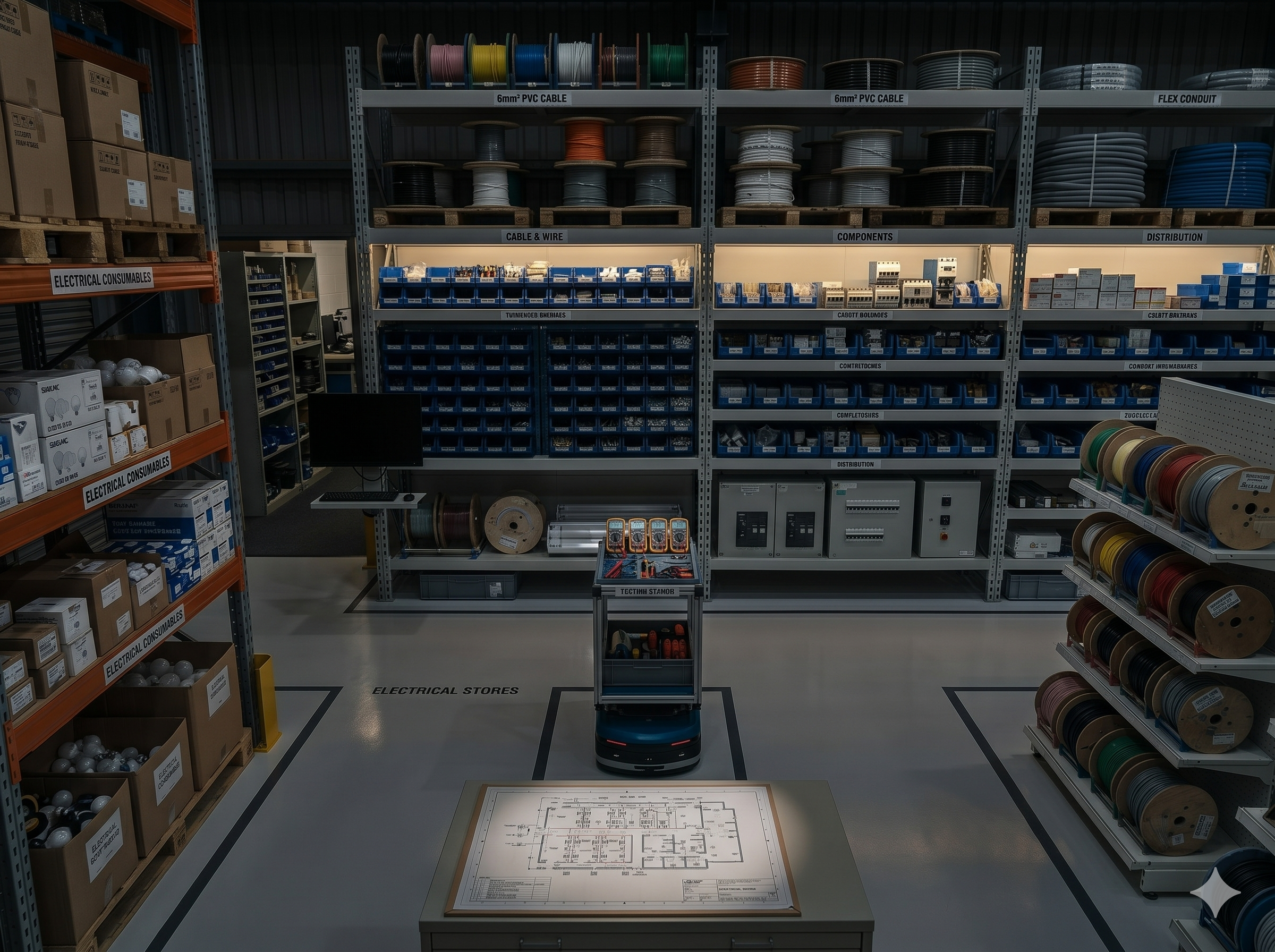 Electrical stores and components